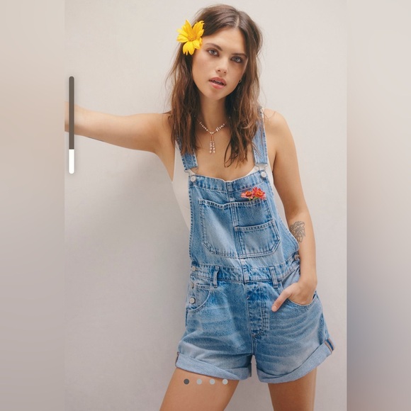 NWT We the Free Ziggy Shortalls - follow your heart - Picture 4 of 10